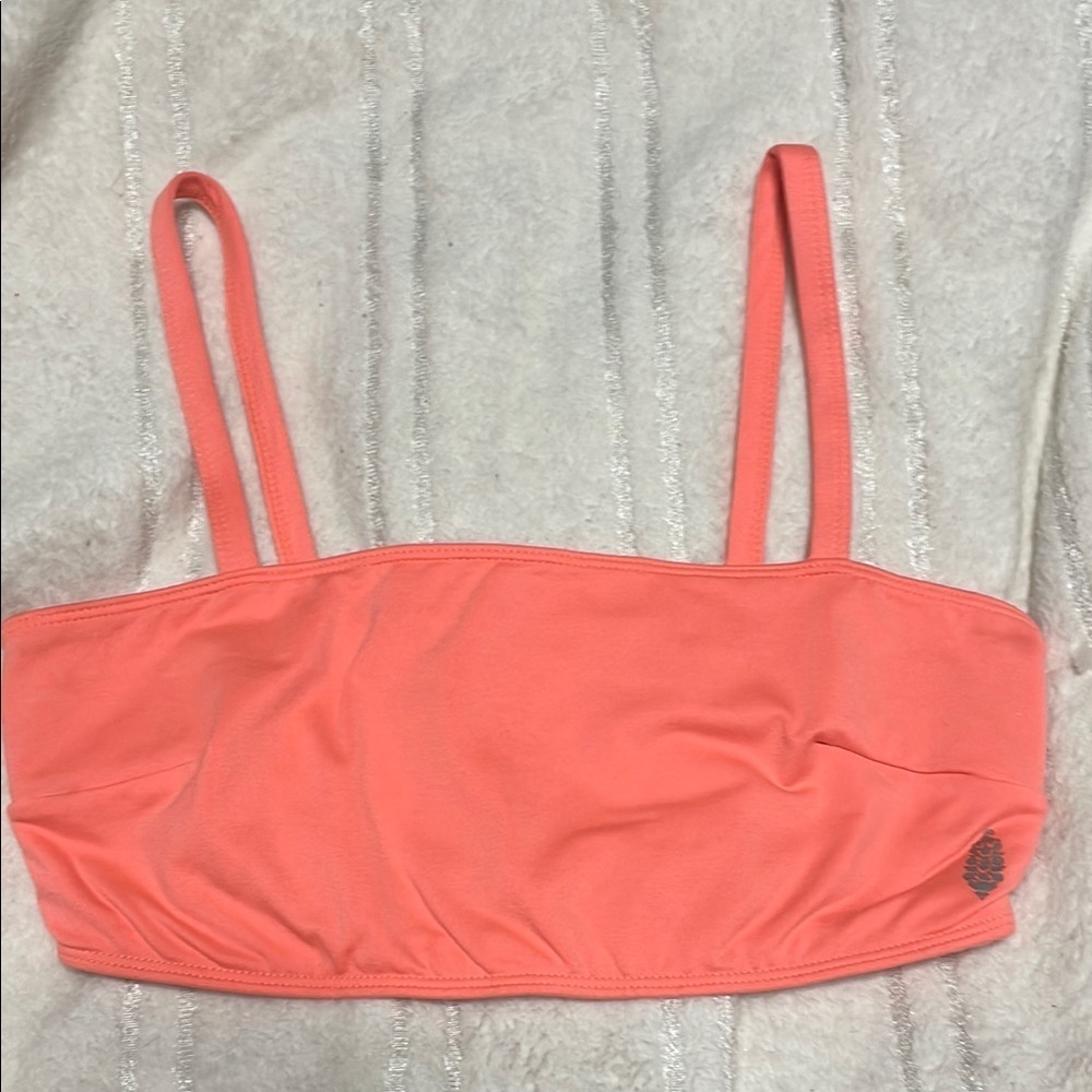 💰Free People Coral Swimsuit Top Size Small